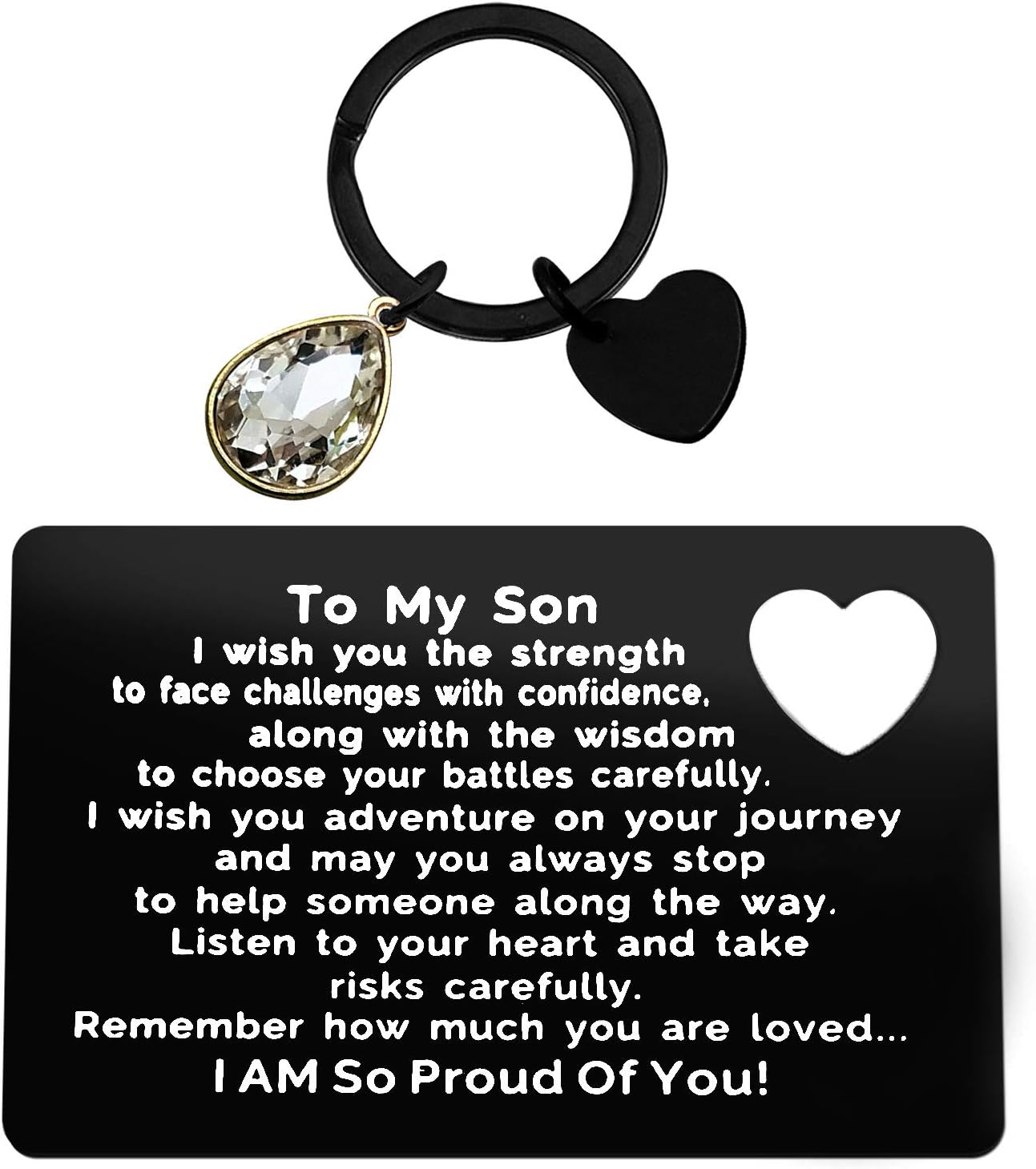 pic You Are My Strength Quotes For Son inspirational gifts for son from mom to my son engraved wallet card inserts with motivational quotes christmas birthday graduation gift ideas for