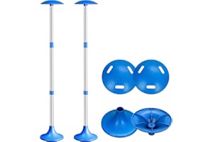 NEXCOVER Boat Cover Support Pole Adjustable, Valued 2 Pack, Telescoping Aluminum Support Pole System for Jon Boat Pontoon Boat Cover Boat Tarps and More