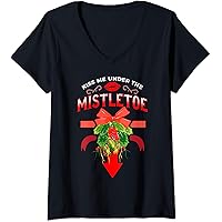 Amazon.com: Inappropriate Christmas Shirts KISS ME UNDER THE