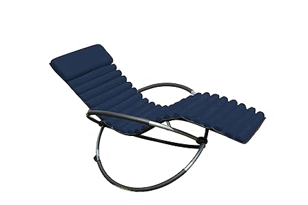 Leco Schaukelstuhlkissen dunkelblau Kissenauflage Länge 173 cm Breite 55 cm Höhe: ca. 5 cm