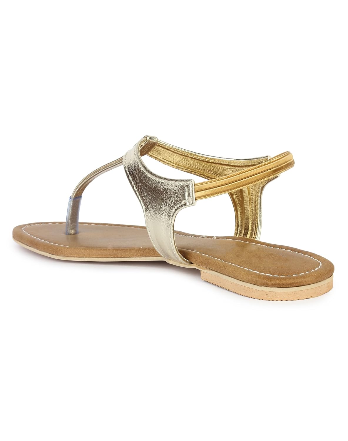 do bhai sandal-virus metalic flat sandals for women