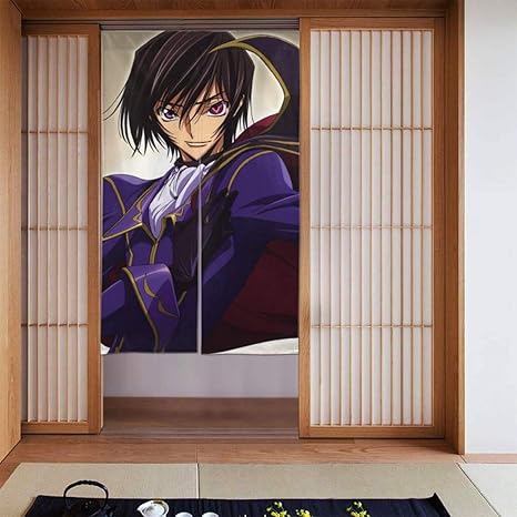 Amazon のれん コードギアス 反逆のルルーシュ 暖簾 間仕切り 遮光 遮熱 遮像 目隠し インテリア 和風 無地 柔らかい おしゃれ 半カーテン ノレン カーテン ロング 飾り付け 装飾 かわいい 四季兼用 洗濯可 サラサラ 玄関 キッチン リビング 台所 飲食店 出入り口 開店