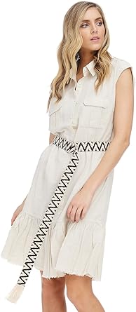 midi shirt dress with pockets