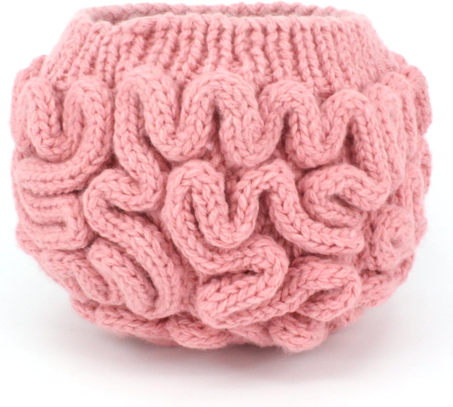 Creative Hand Made Knitted Brain Hat Unique Thinking Cap Winter Beanies for Men Women: Clothing