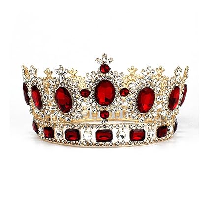 Pixnor Strass Bridal/Brautjungfer Zubehör Hochzeit Krone Tiara Headpiece Haarschmuck, Frauen