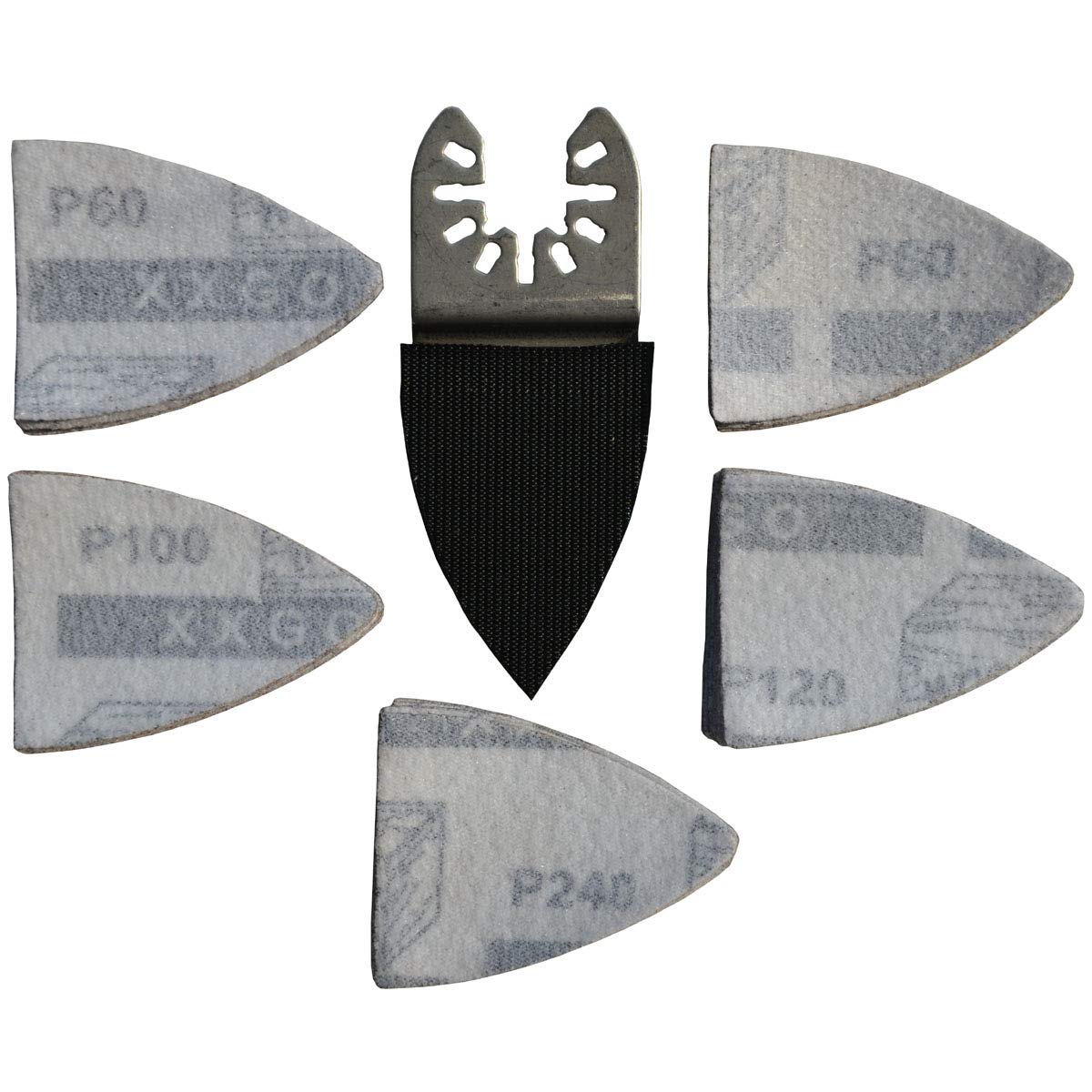 XXGO 51Pcs Finger Oscillating Multi Tool Sanding Pads Kits XG3051