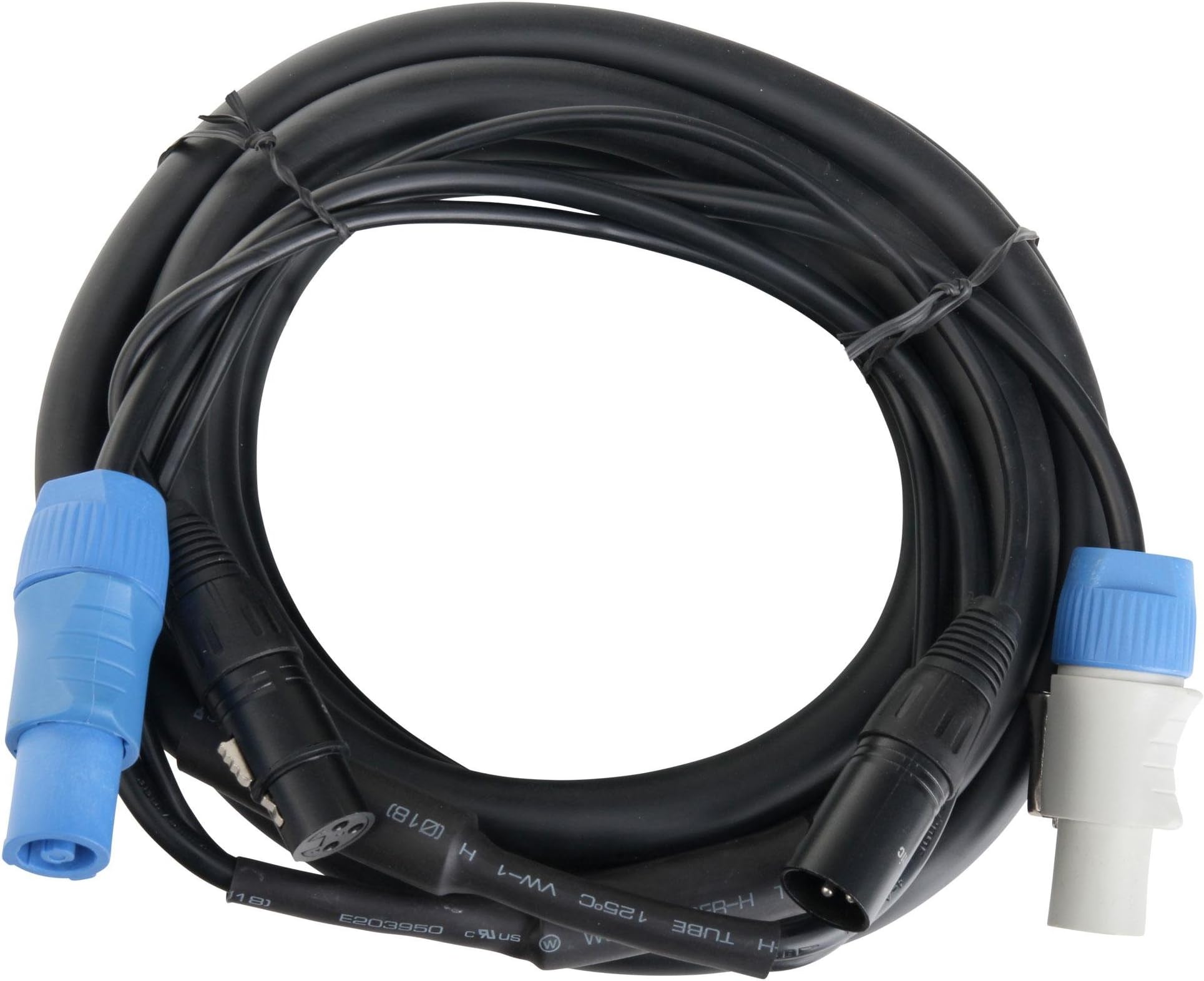 Pronomic Stage PPD 5 Hybrid Cable Power Plug/DMX PowerCon Compatible + DMX 3-pin, 5 m