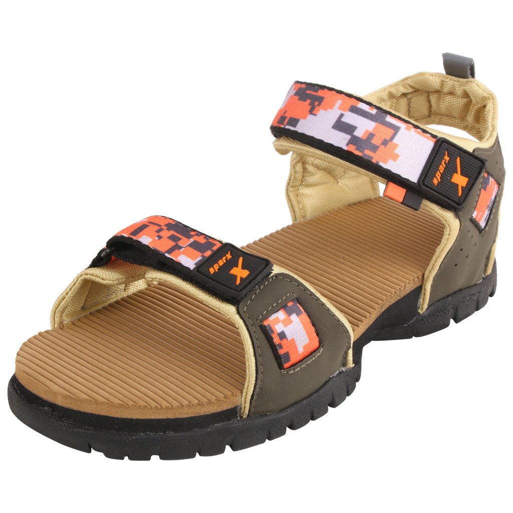 sparx sandal orange colour