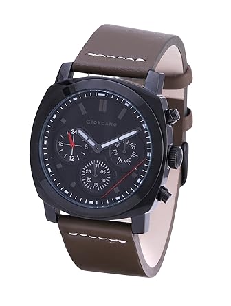 Giordano Analog Black Dial Mens Watch - 1751-04