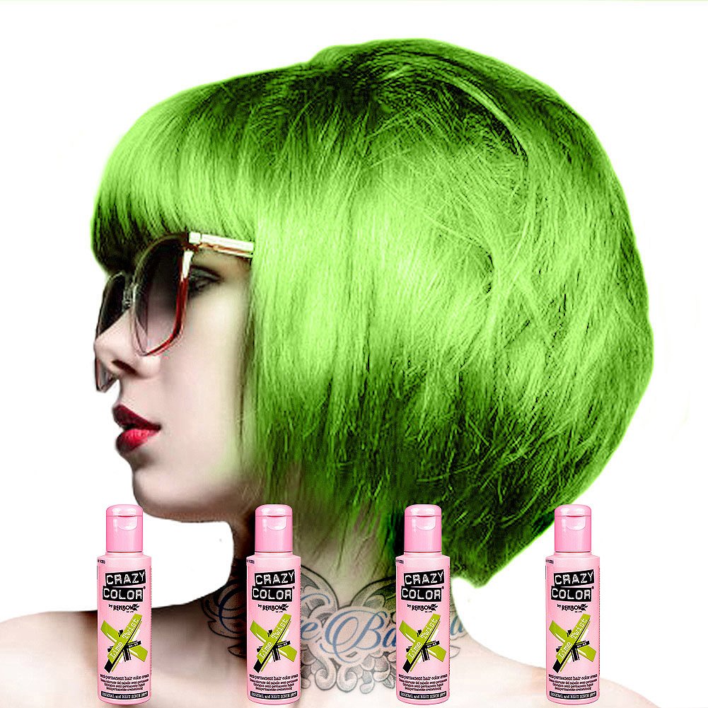 Amazon Com 4 X Crazy Colour Lime Twist By Renbow By Crazy Color