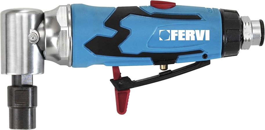 Fervi 416 0 Mini Meuleuse D Angle Pneumatique Cyan Noir Amazon Fr Bricolage