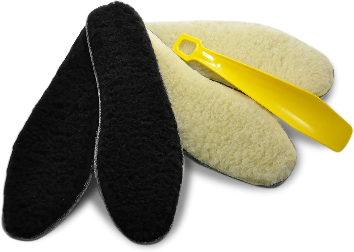 Sheep Wool Felt Insoles 5M & 7W Size for Men & Women Cozy Breathable