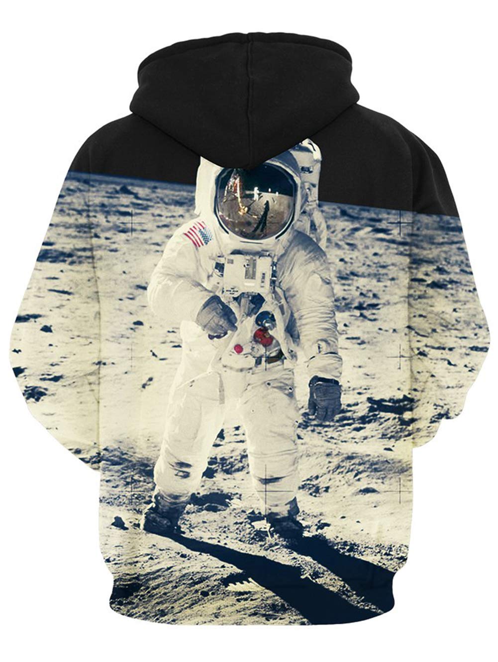 TUONROAD Cappuccio Psichedelica Stampate Pullover Colorato con Coulisse Felpa Fantasia Pullover Felpe Fantasia con Cappuccio Pullover Sportivi