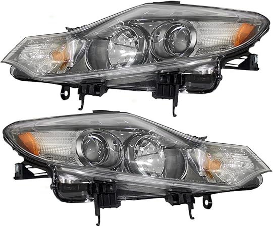 Amazon 運転席と助手席用ハロゲンヘッドライトヘッドランプ交換品 日産ムラーノaa0a aa0a Autoandart ヘッドライト本体 車 バイク