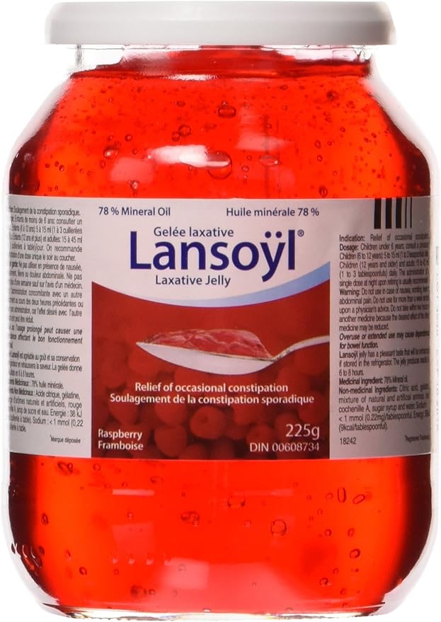 Lansoyl Laxative Jelly 225Gram Amazon.ca Health & Personal Care