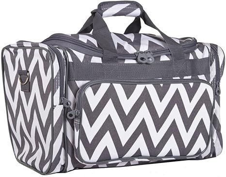 chevron duffle bag