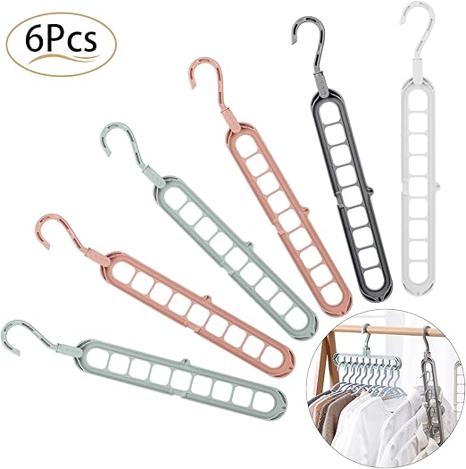 Gancho Giratorio 360ºPerchas de Armario Multifuncionales mágico para