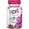 up4 Kids Probiotic Gummies, Digestive and Immune Support with Prebiotics and Vitamin C, Gelatin and Gluten Free, Non-GMO, For Ages 3+, 30 count