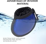 olyee 2 Pack Golf Ball Cleaner Pouch with Carabiner Red Blue view 2