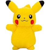 Pokemon Cuddly Pikachu Plush - 8-Inch Soft Shaggy Plush with Authentic Details