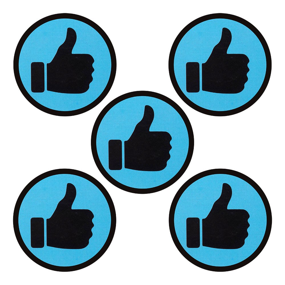 5 Thumbs Up Magnets - 2 Inch - Like Magnets - Fridge Magnets - Office Magnets - Whiteboard Magnets for Magnetic Board, Magnetic Whiteboard.