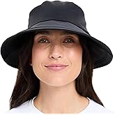 Solbari Women's Wide Brim Swim Sun Hat UPF 50+, Water-Resistant UV Protection with Ponytail Opening for Beach & Outdoor Pool