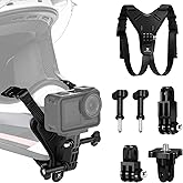 K&F Concept Helmet Mount for GoPro,Motorcycle Dirt Bike Helmet Chin Strap Mount, Helmet Holder Mounting Attachment for Insta3