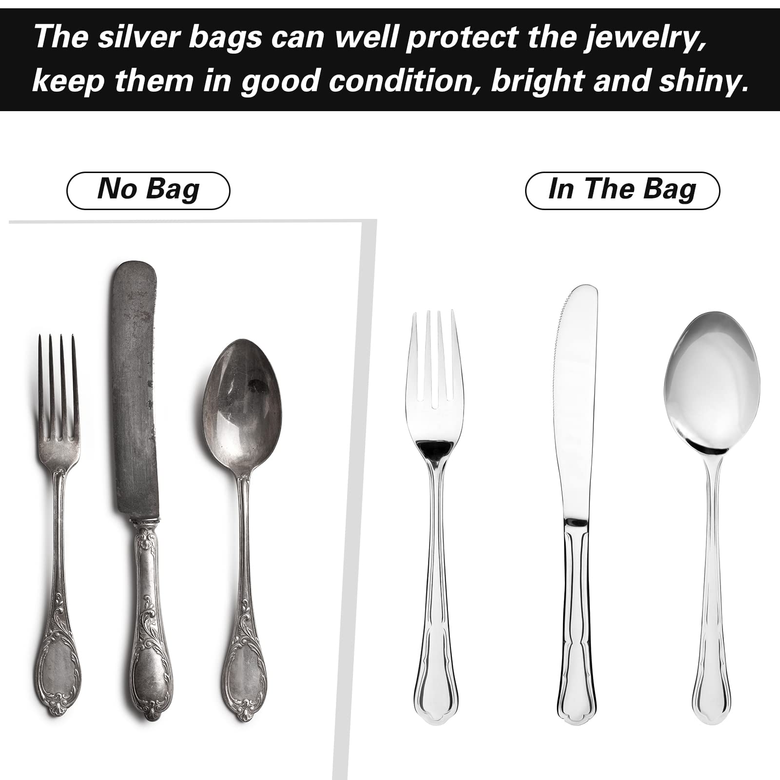 LEIFIDE 2 Pcs 30" x 24" Large Size Silver Storage