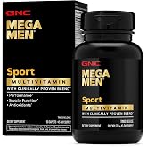 GNC Mega Men Sport Multivitamin, Performance &amp; Muscle Function, 90 Count | Clinically Shown to Boost Nutrient Levels and Mental Wellbeing, with BCAAs and Carnitine for Muscle Performance and Energy