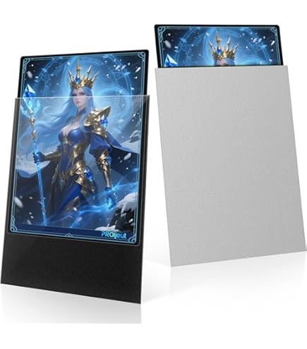 Amazon.com: 100ct Rose Gold Card Sleeves, Metallic Luster Matte Textured  Back Trading Card Sleeves for MTG, PK, Lorcana, Sports, Game Cards 2.5