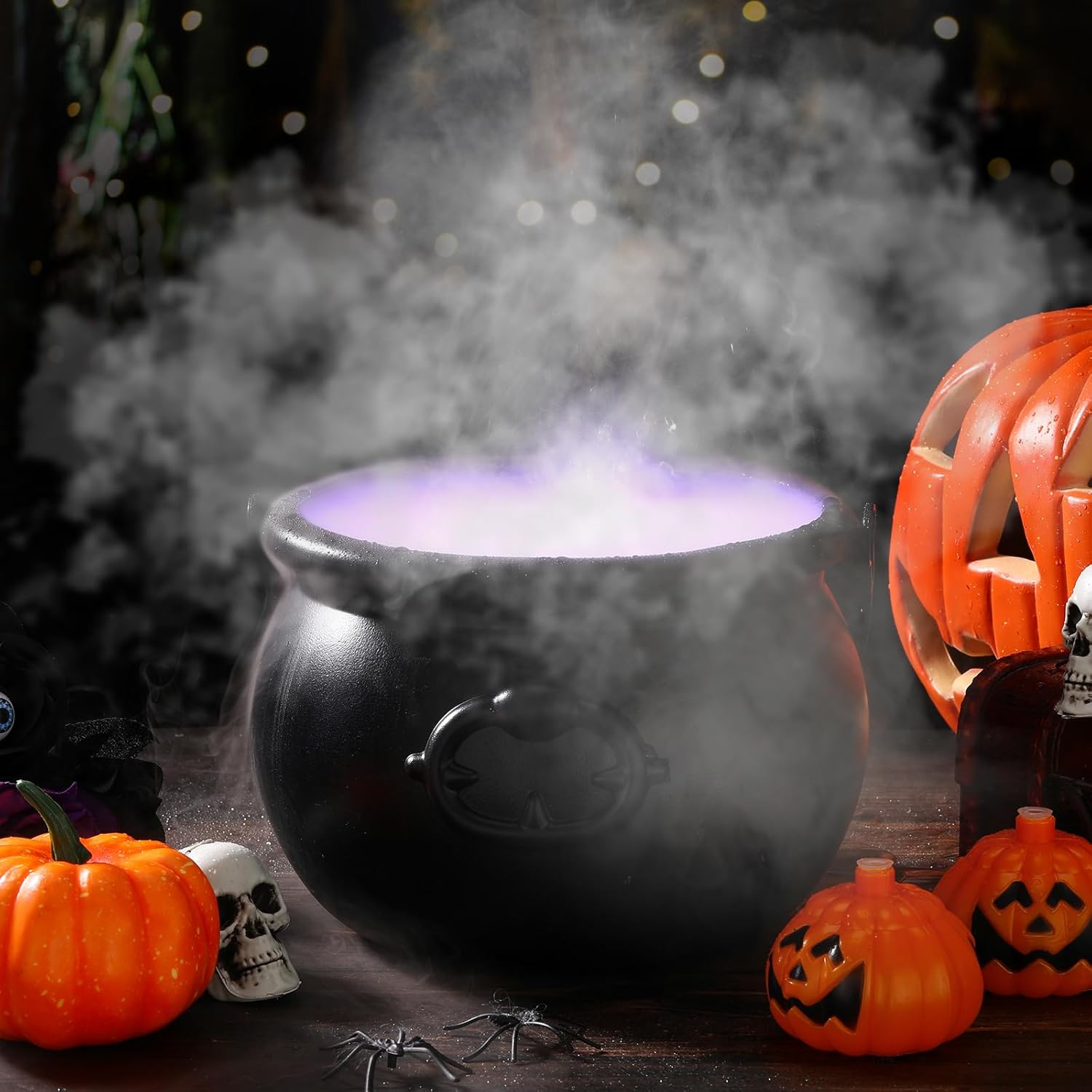 Indoor Fountains & Accessories - Wettarn Halloween Mist Maker Fogger 8