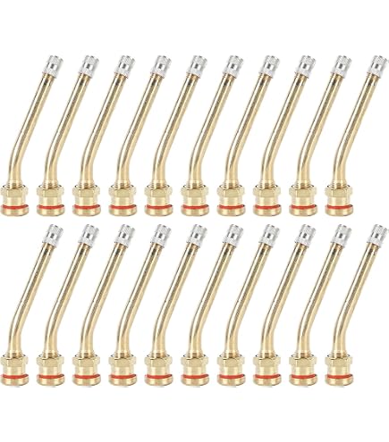 Camrusic Tire Valve Stem Extenders TR545D - 60 Degree Angle For Alcoa 22.5" & 24.5" Wheels, Pack Of 10 - View #6