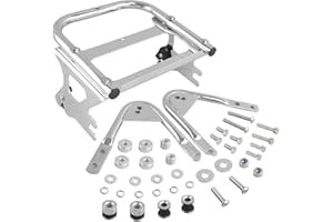 NOVALLA Detachable Luggage Rack Compatible for Harley Touring Road King Electra Glide Road Glide Street Glide Gloss 1997-2008