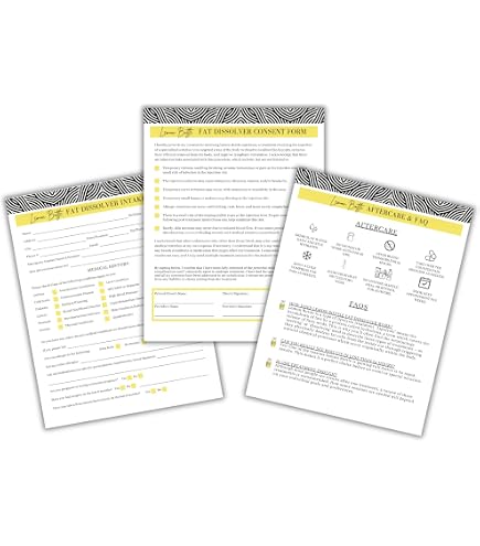 lemon bottle fat dissolving amazon Amazon.com : Lemon Bottle Fat Dissolver Aftercare Instruction Cards