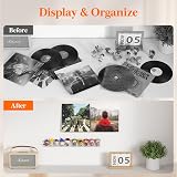 Lifewit 4 Pack 12" Clear Floating Shelves Vinyl Record Display Shelves view 3