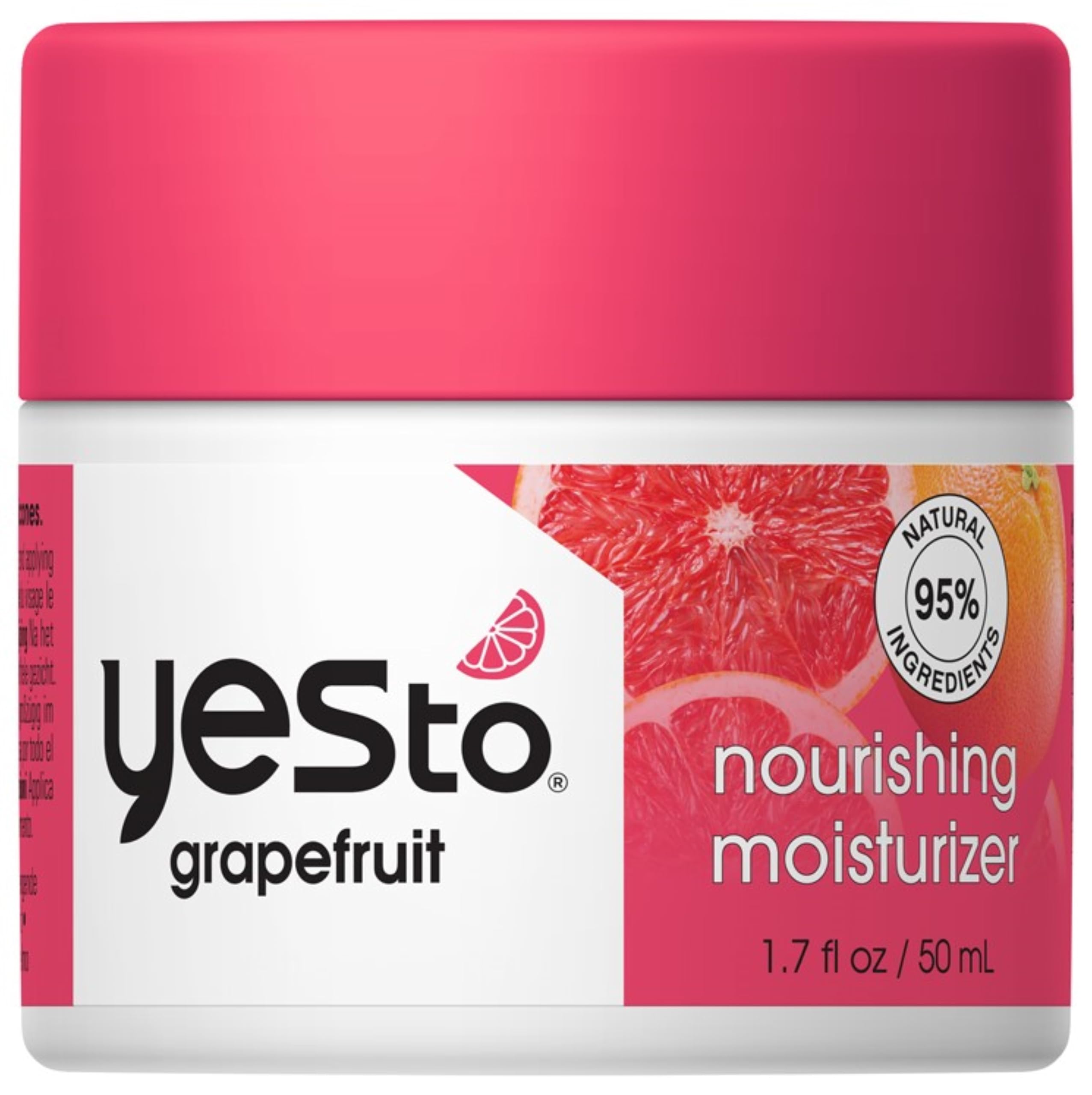 YES TO Grapefruit I Brightening Vitamin C Nourishing Moisturizer 50ml I Dull & Uneven Skin I Moisturize & Replenish Skin I Coconut Oil + Shea Butter + Cocoa Butter I 95% Natural Ingredients