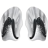 Contour Swim Paddles Hand, Swim Training Hand Paddles with Adjustable Straps, Swimming Hand Paddles for Women and Men