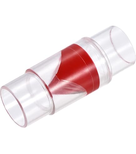 Clapet Anti-retour Silencieux Pour Pompe De Puisard - Diamètre 3.8 Cm - En ABS Transparent Avec Ressort - Empêche Le Retour D'eau