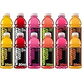 Vitamin water Variety Pack, 12 Pack 20oz Bottles, 6 Flavor Assortment (Refresh, Focus, Essential, , Power-C, Energy) &ndash; Vitamin Enhanced Water Beverage