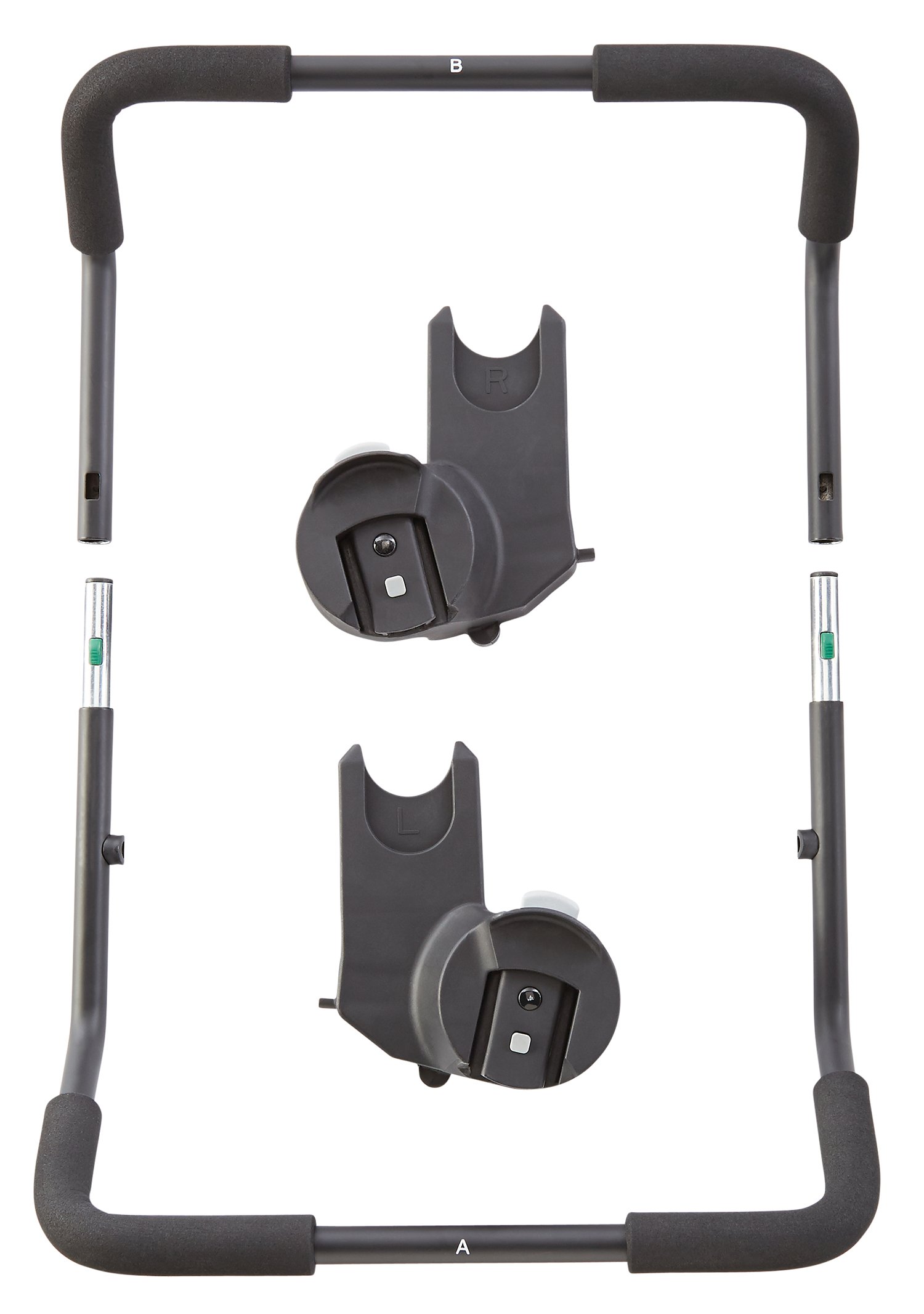 (no wheels)Baby Jogger Car Seat Adapter (city select, city select LUX, city premier) for Chicco / Peg Perego
