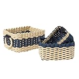 LA JOLIE MUSE Small Wicker Baskets for