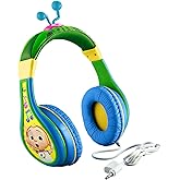 Cocomelon Toddler Headphones for School, Home or Travel, Wired Headphones for Kids Includes Share Port, Designed For Fans of Cocomelon Toys and Merchandise