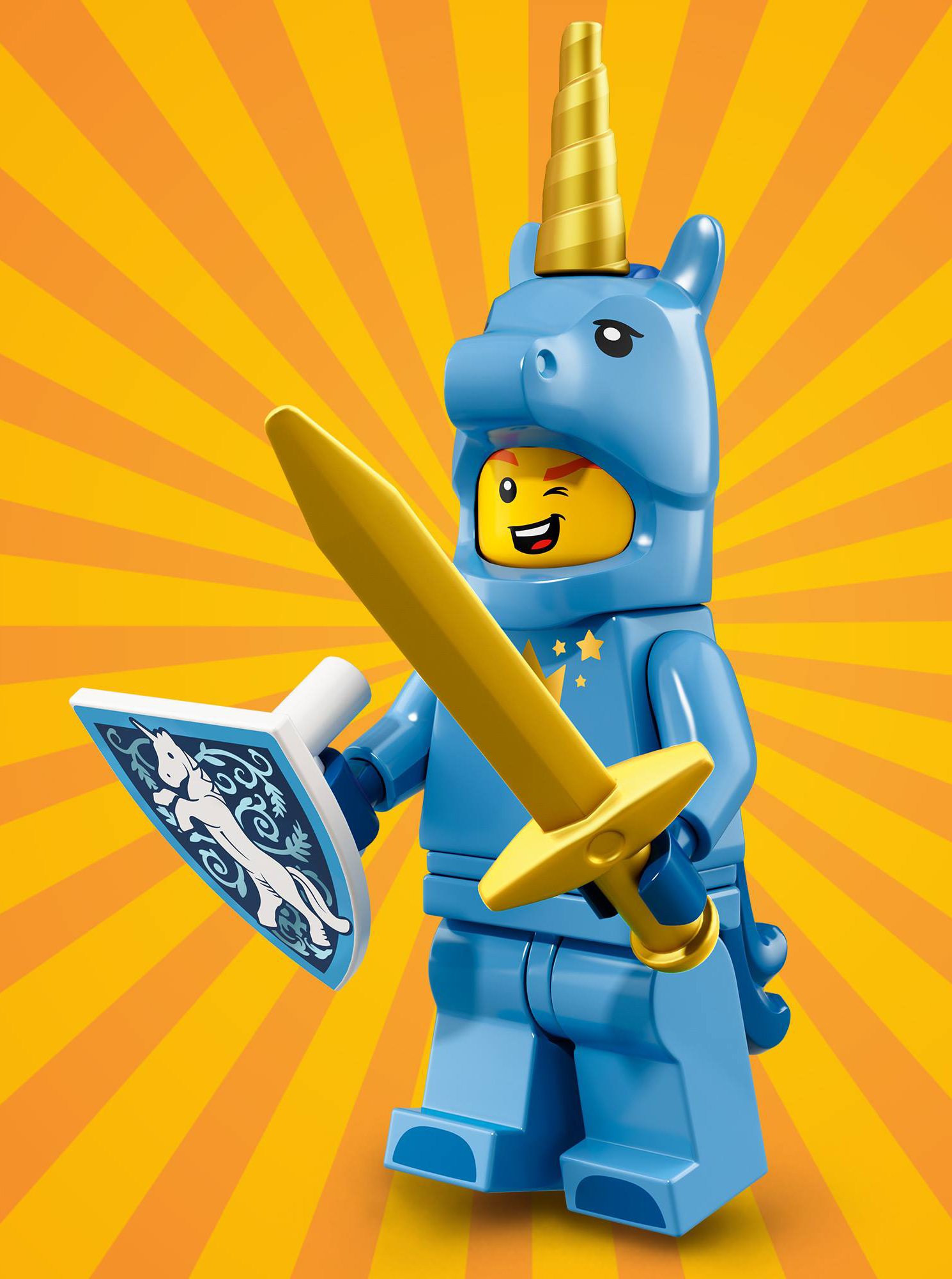 LEGO Series 18 UNICORN GUY Minifigure (#17/17) - Bagged 71021