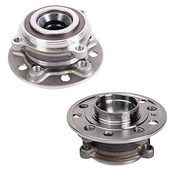 TRQ Front Wheel Hub Bearings Assembly Set