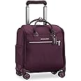 Briggs & Riley Rhapsody Softside Underseat Carry On Cabin Spinner, Plum, Wide 16-Inch