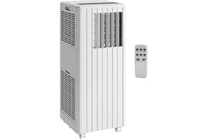 COZONY 8000 BTU Portable Air Conditioners, Portable AC Unit with Remote for Room to 300 sq.ft 3 in 1 Air Conditioner with Dehumidifying/Fan/Timer And Window Kit