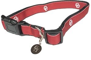 PRO SPORT BRAND College Pet Dog Collars (Small, Oklahoma)