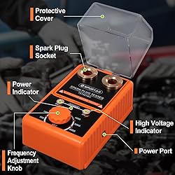 Spurtar Spark Plug Tester, Double Hole Automotive