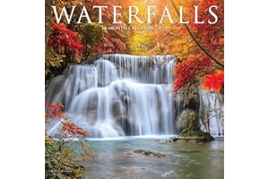 Waterfalls 2025 7" x 7" Mini Wall Calendar