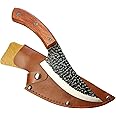FONGSING Viking Knife cuchillos para carniceria Chef knife Butcher Knife Forged Boning Knives pocket knife husk knife hunting knife Camping knife is suitable for meat cutting BBQ Family Gathering